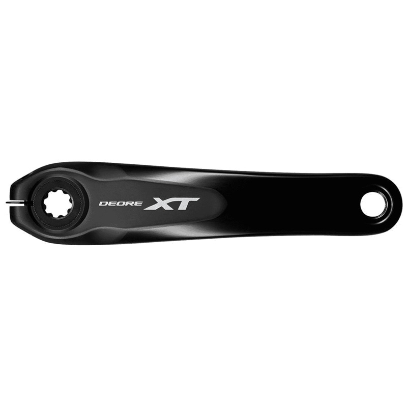 Shimano XT M8050 Left Hand Crank Arm – M8000 Series Logo – Black Black 165mm