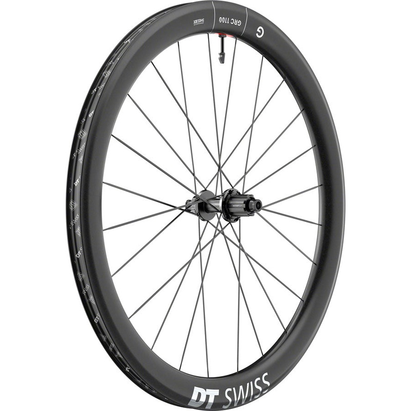 DT Swiss GRC 1100 DICUT 50 Rear Wheel – 700c, 12 x 142mm, Center-Lock, N3W, Ratchet EXP 36, Black