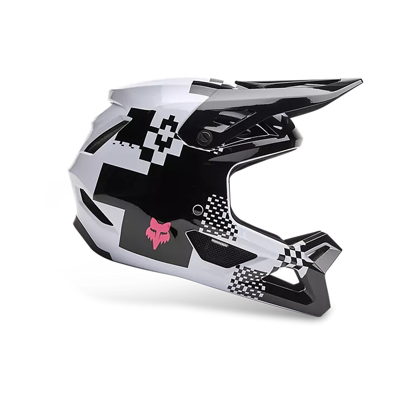 Fox Racing Rampage Full Face Helmet – Digi Image – Black-White Black – White X-Small
