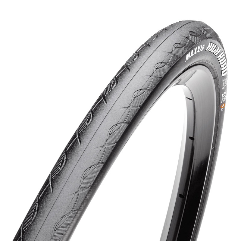 Maxxis High Road 700 x 25 Clincher Tubeless TPI Black/Tan Reflective Road Tire TB00415800