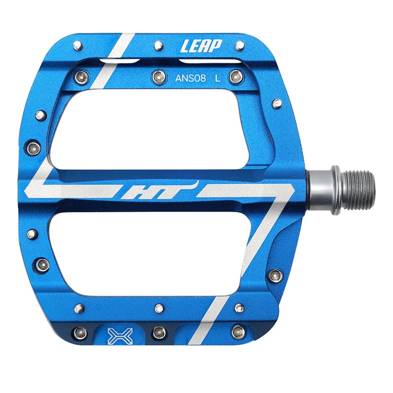 Premium Aluminum Platform Pedals with CNC Machined Spindles, 9/16″ Axle, Adjustable Pins, Sealed Bearings  Durable, Lightweight Bike Pedals for Road & MTB Blue