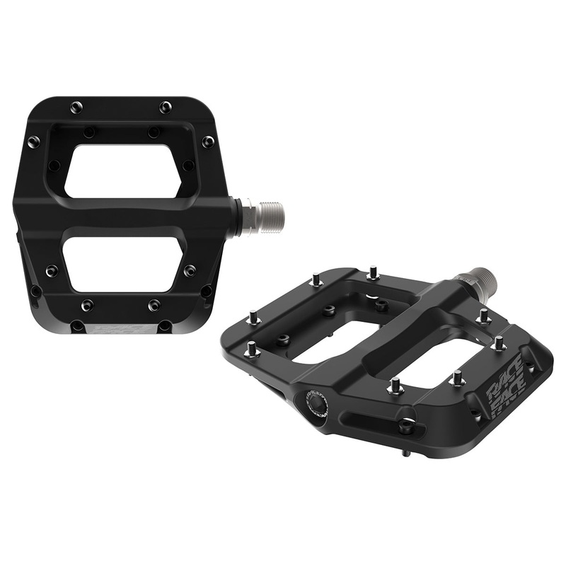 Race Face Chester Flat Pedals – Black Black