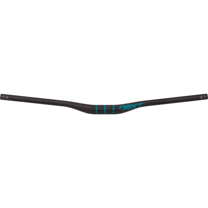 RaceFace NEXT 35 Riser Carbon Handlebar: 35 x 760mm 20mm Rise Turquoise