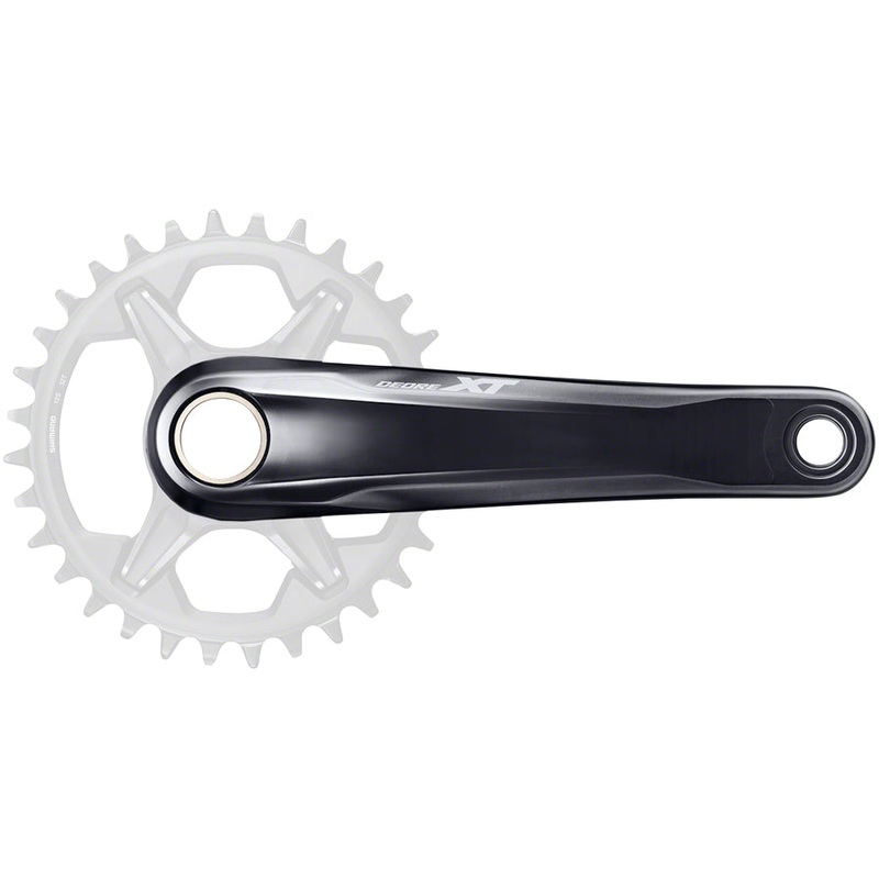 Shimano Deore XT FC-M8100-1 Crankset – 175mm, 12-Speed, 1x, Direct Mount, Hollowtech II Spindle Interface, Black