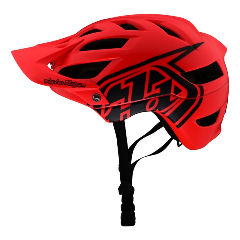 Troy Lee Designs A1 MTB Helmet – Drone – Fire Red – 2022 Fire Red X-Small