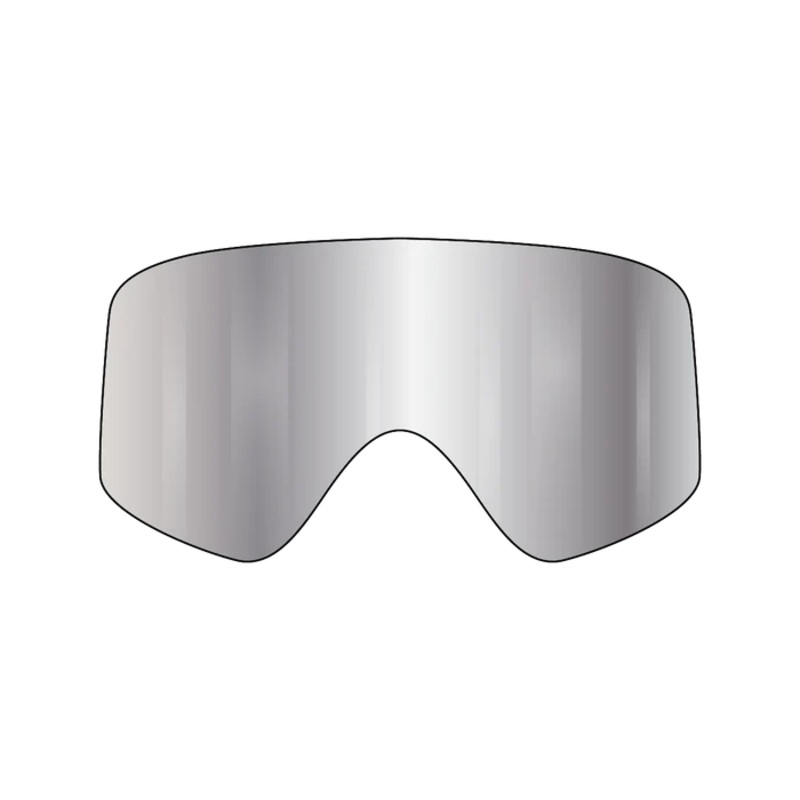 Fasthouse VonZipper Porkchop Spare Injected Goggle Lens – Gray Chrome Gray Chrome