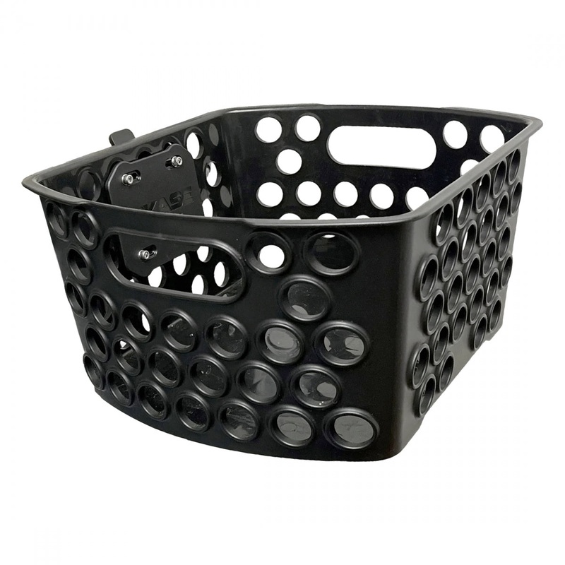 Front Bike Basket Bikase Ebike  Black Composite 13x12x7.5`