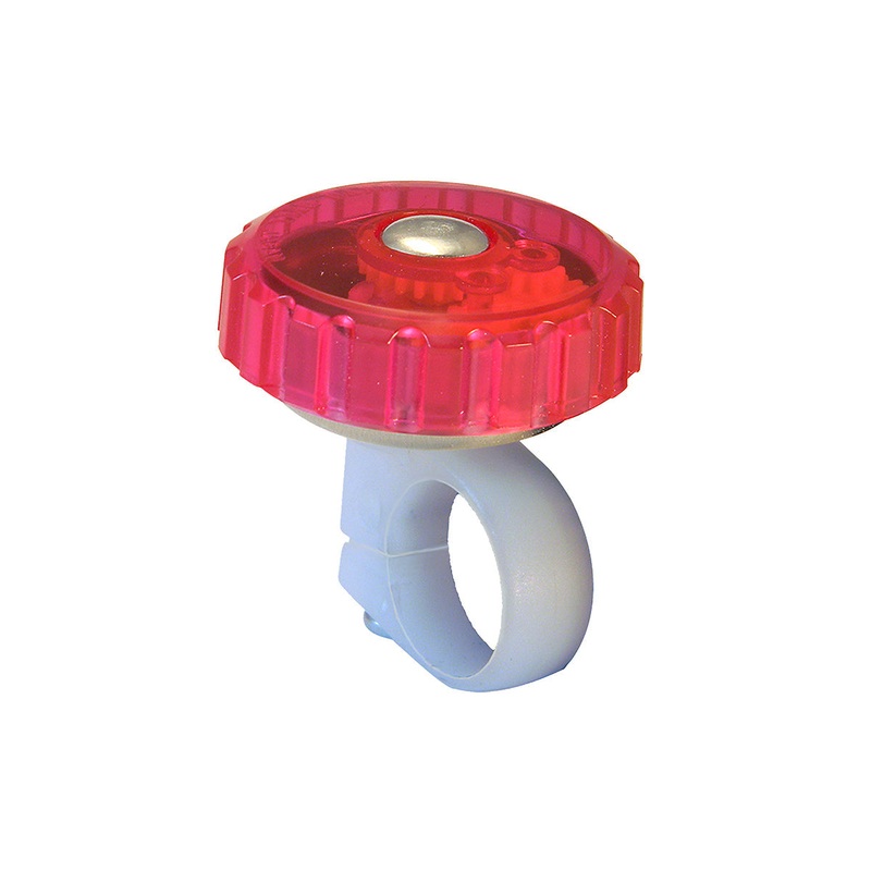 Mirrycle Incredibell Jellibell – Translucent Red Translucent Red Fits 21.0 to 22.5 mm Handlebars