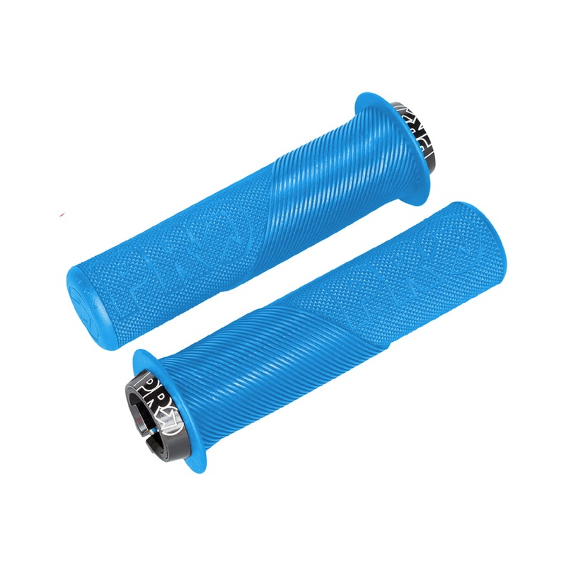 Pro Lock On Trail Grips – Flange – Blue Blue 32mm x 132mm