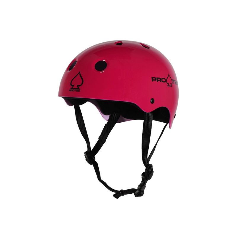 Pro-Tec Classic Certified Helmet – Gloss Pink Gloss Pink Small