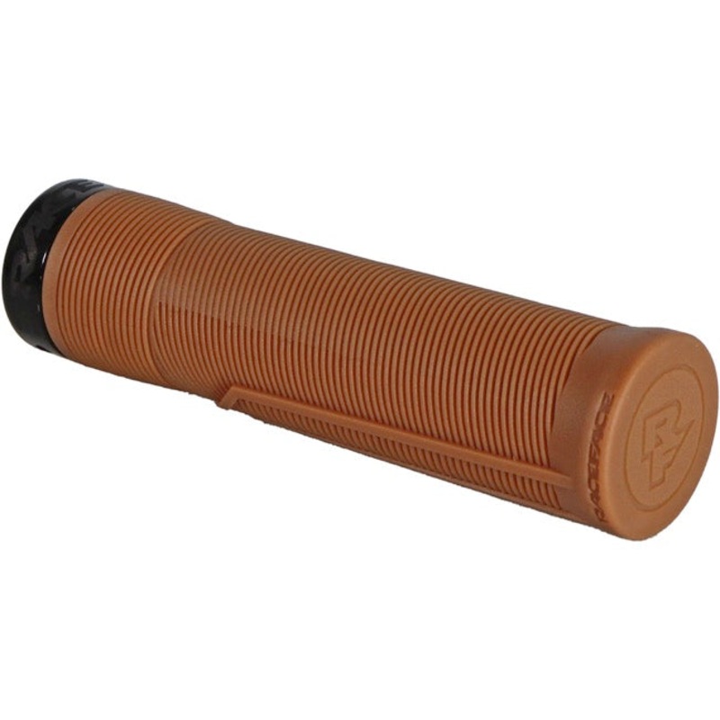 Race Face Chester Lock-On Grips – 34mm – Gum-Black Gum Grip – Black Lock Ring