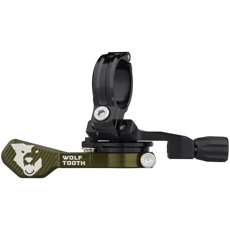 Wolf Tooth ReMote Pro Dropper Post Lever – 22.2mm Clamp, Olive