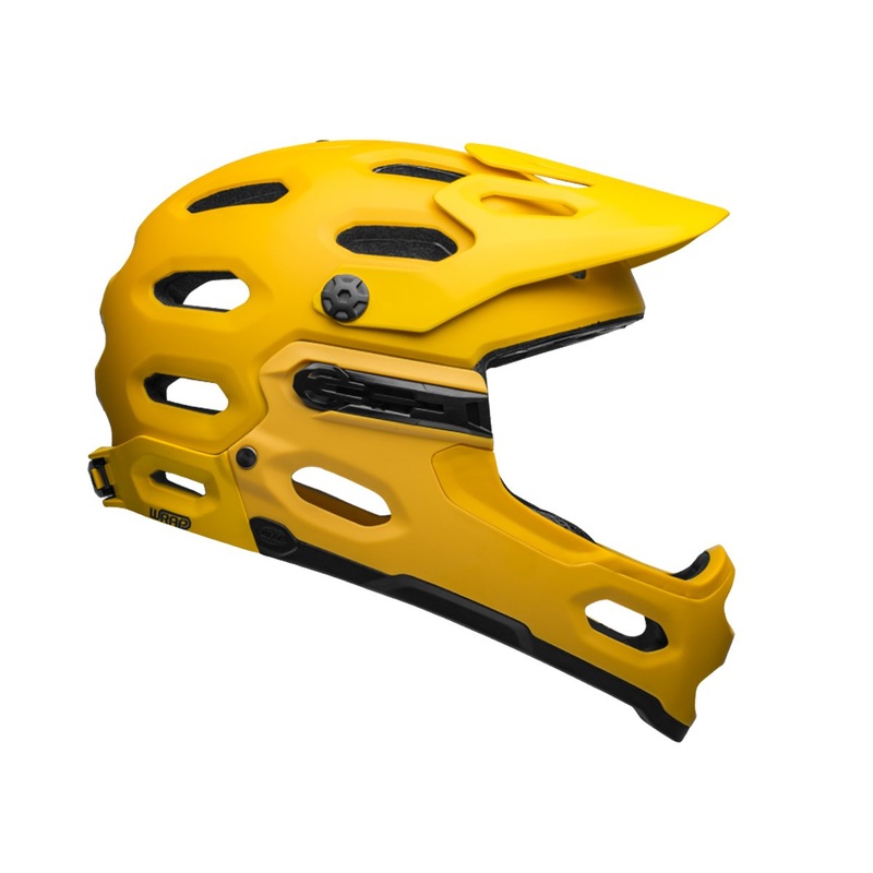 Bell Super 3R MIPS Full Face Helmet – Matt Yellow-Coal – 2019 Matt Yellow – Coal Medium