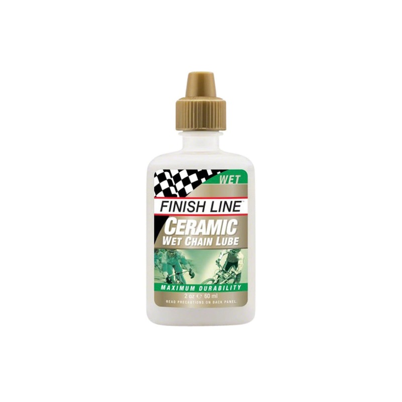Finish Line Ceramic Wet Chain Lube Gold – Green 2oz