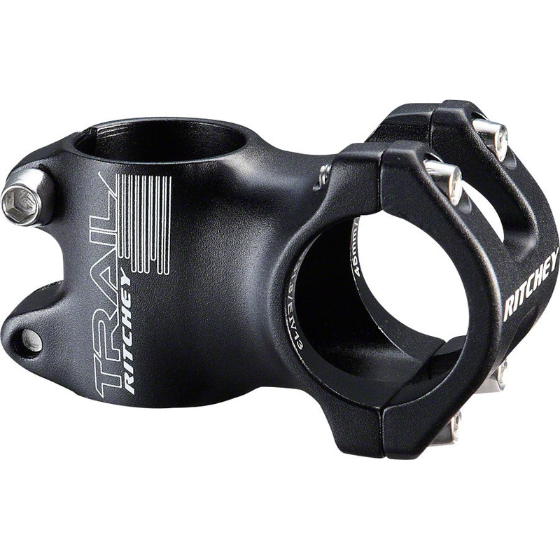 Ritchey Trail Stem – 35 mm, 31.8 Clamp, +/-0, 1 1/8″, Alloy, Black