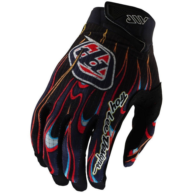 Troy Lee Designs Air Glove   Torched Black / Red, 2X-Large