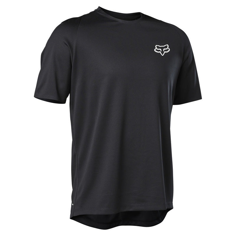 Fox Racing Ranger Power Dry Short Sleeve MTB Jersey – Black – NLM Black Small