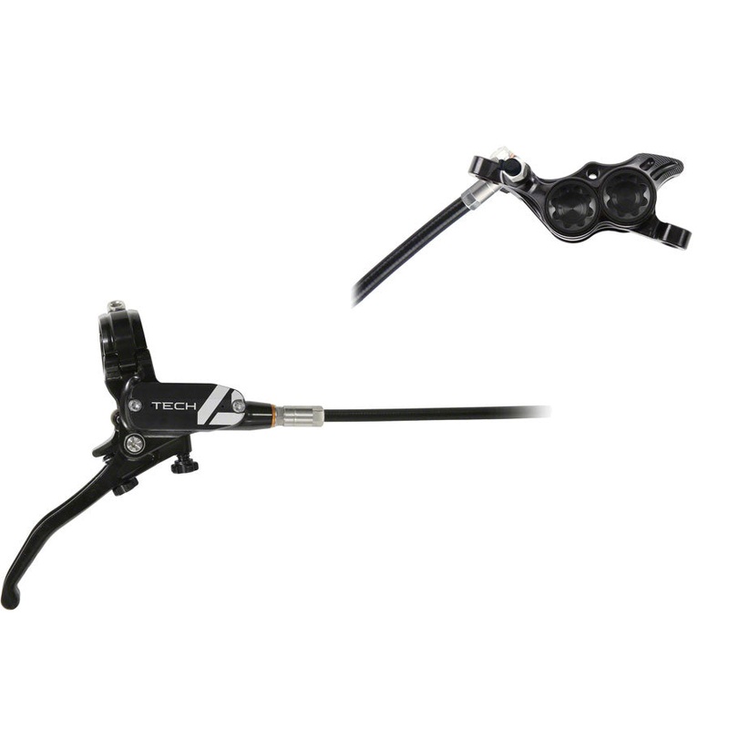 Hope Tech 4 E4 Disc Brake and Lever Set – Rear Hydraulic Post Mount Black