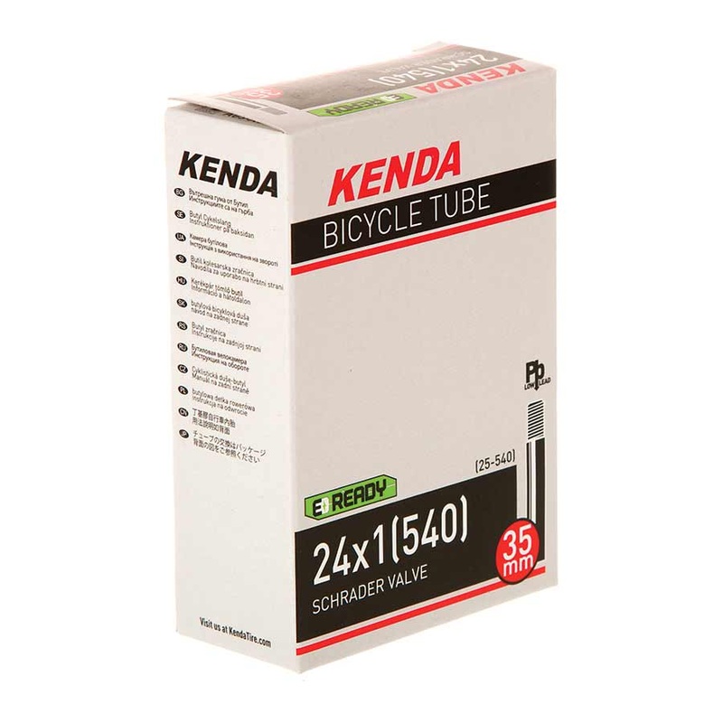 Kenda Schrader Tube Schrader, Length: 35mm, 24”, 1.00