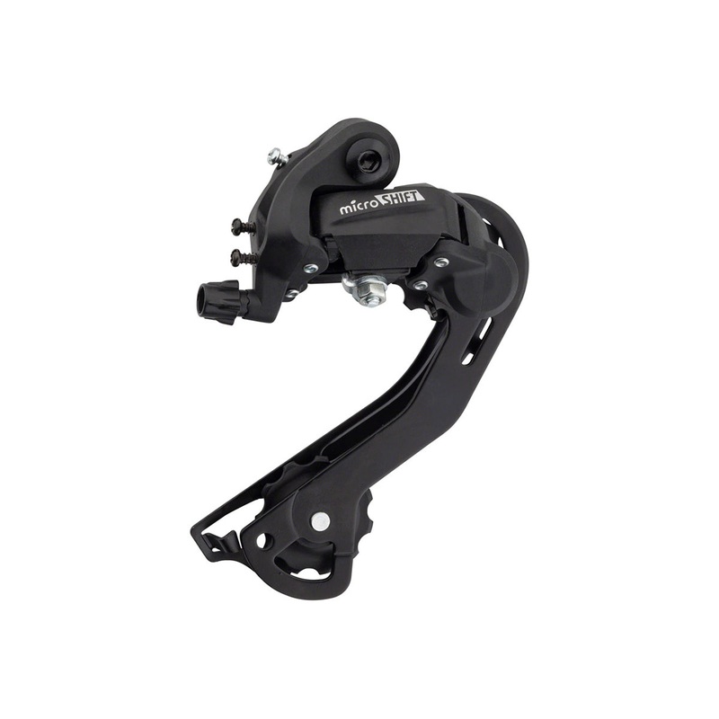 microSHIFT M21 6/7 Spd Rear Derailleur Black Long Cage