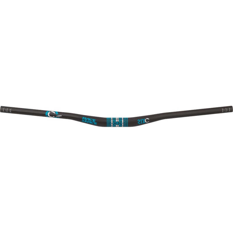 Race Face SixC Riser Carbon Handlebar: 31.8 x 785mm 3/4″ Rise Turquoise