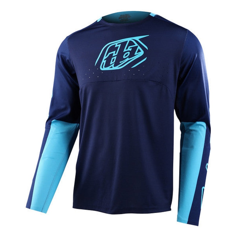 Troy Lee Designs Sprint Long Sleeve MTB Jersey – Icon – Navy Navy Small