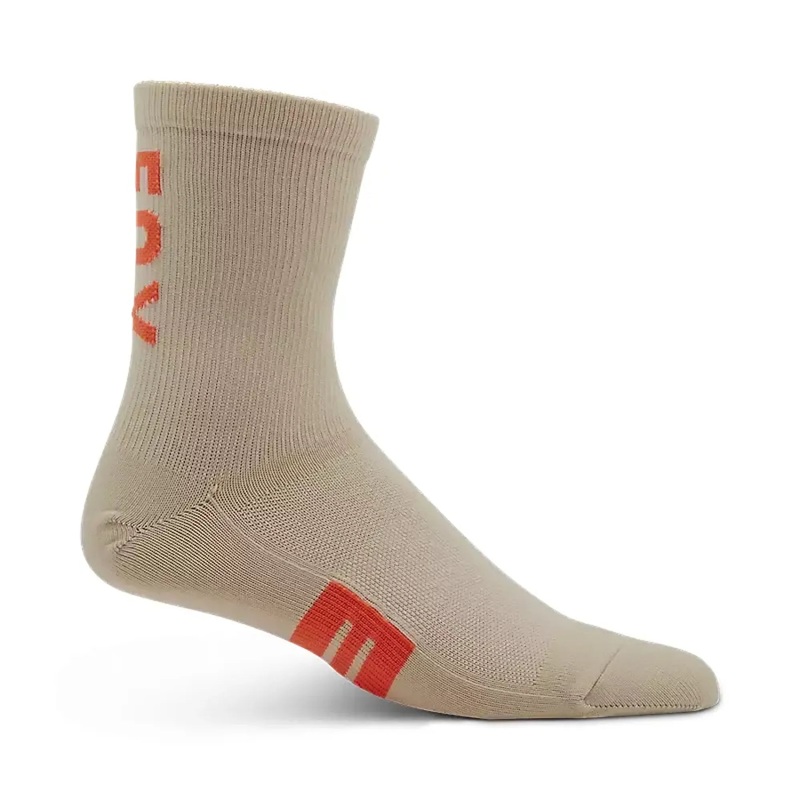 Fox Racing 6″ Flexair Merino Sock – Cream Cream X-Small/Small