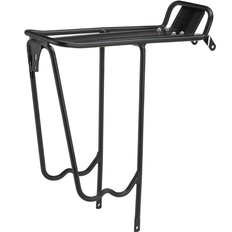 MSW RCR-100 Pork Chop Light-Duty Rear Rack 700c Black