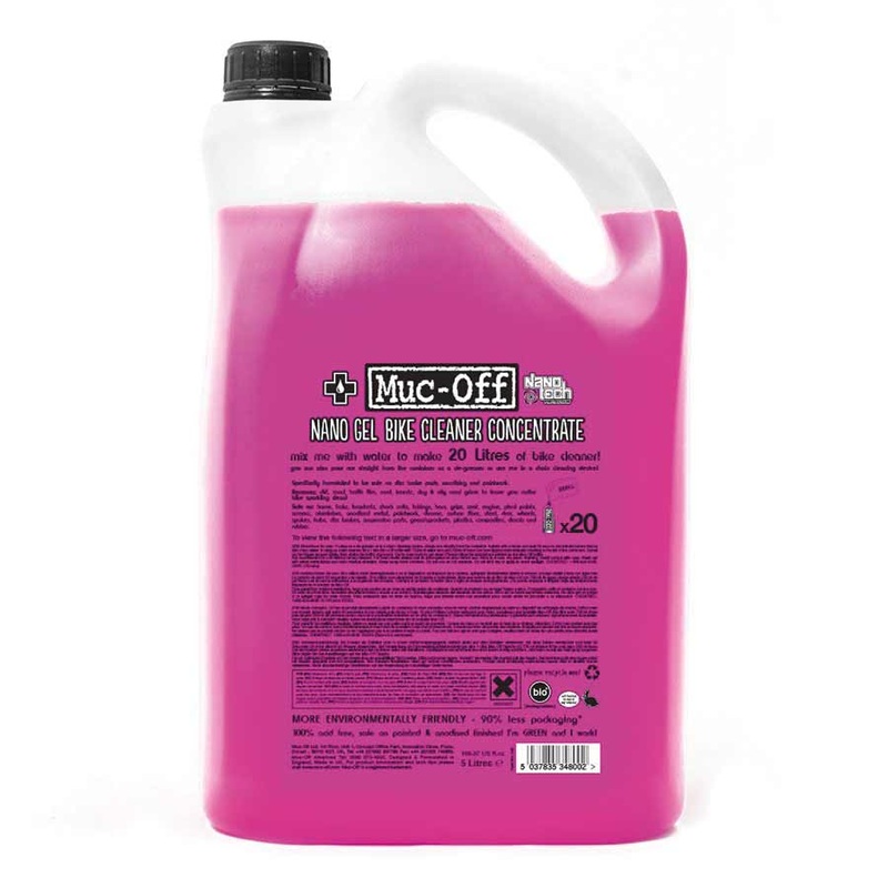 Muc-Off Nano Tech Concentrated Bike Cleaner & Degreaser  Eco-Friendly, High-Performance, Versatile 5L Cycling Maintenance Solution 5L