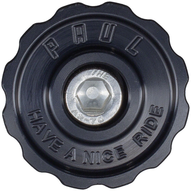 Paul Component Engineering Klamper Headset Top Cap – Aluminum w/Stainless-Steel Bolt BLK