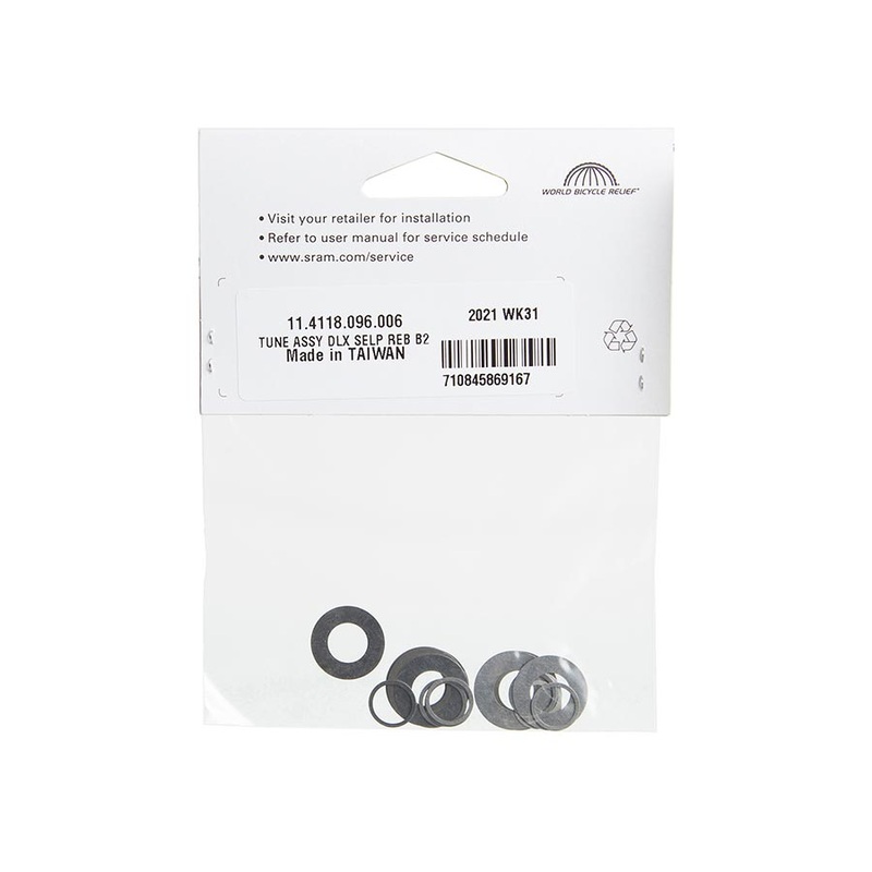 RockShox Rear Shock Tune Assembly – Rebound Tune Configurations Deluxe Select Plus B2