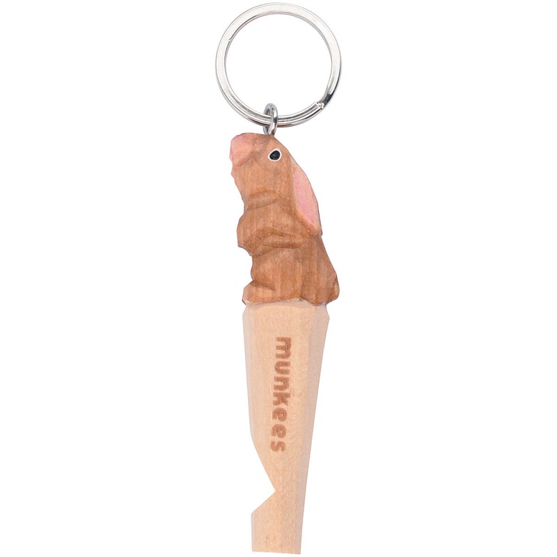 Wood Zodiac Animal Whistles Collection  Handmade Bamboo & Wooden Animal Sound Toys for Kids & Collectors RABBIT