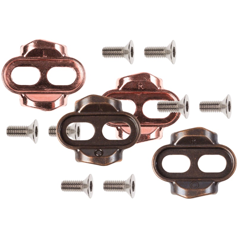Crankbrothers Easy Release & Zero Float Clip-In Cleats Bundle – 10 & 0 Float, MTB Compatible, Durable Plastic Spacers