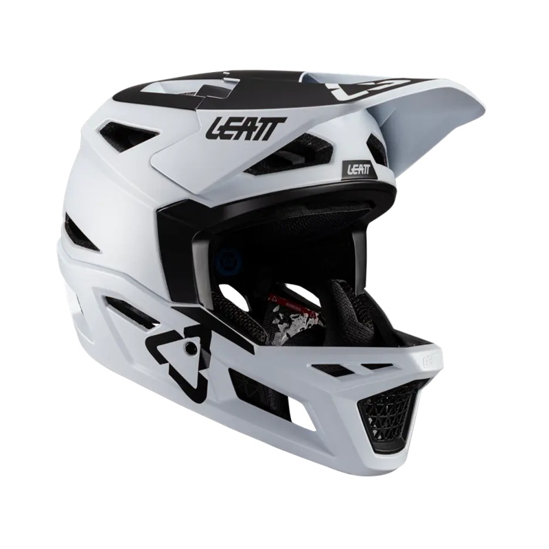 Leatt MTB Gravity 4.0 Full Face Helmet – White – 2024 White Small