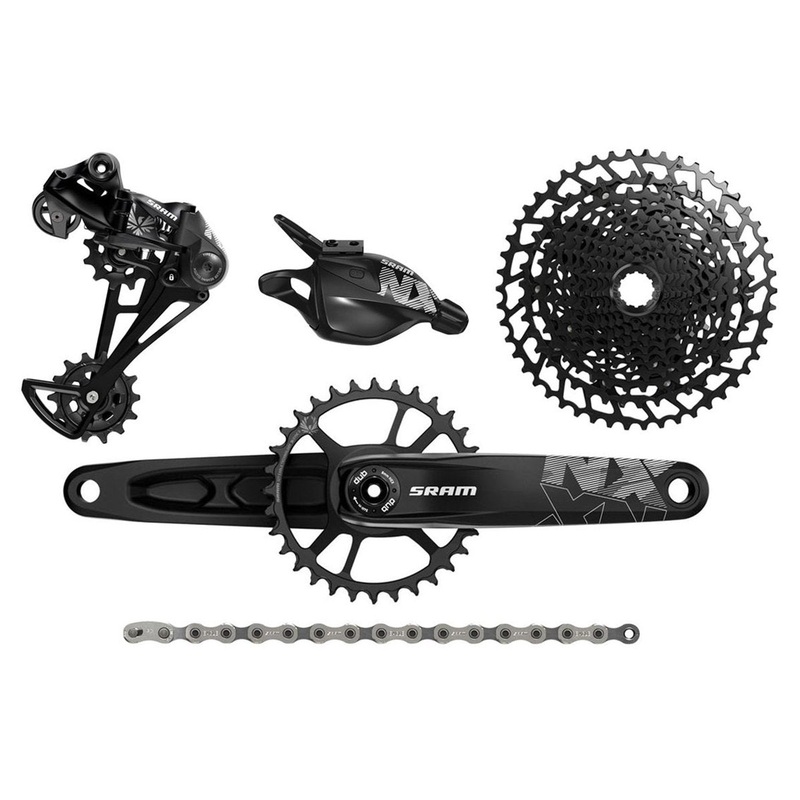 SRAM NX Eagle MTB Groupset – Black Black 175mm