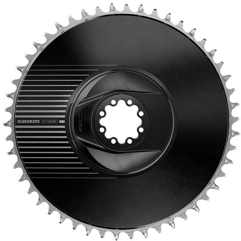 SRAM RED Aero X-Sync Chainring – 48t 12-Speed 8-Bolt Direct Mount Black E1