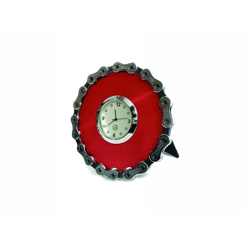 Resource Revival Chain Desk Clock – Red Red Each
