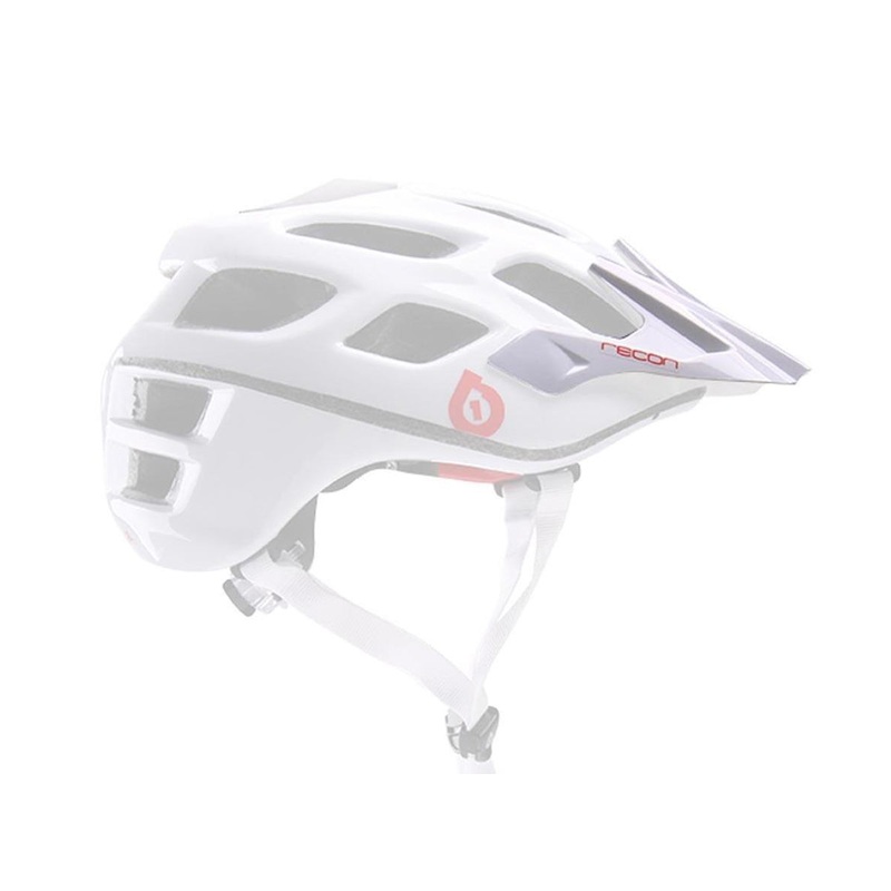 661 Recon Scout Helmet Visor – White-Red White – Red One Size