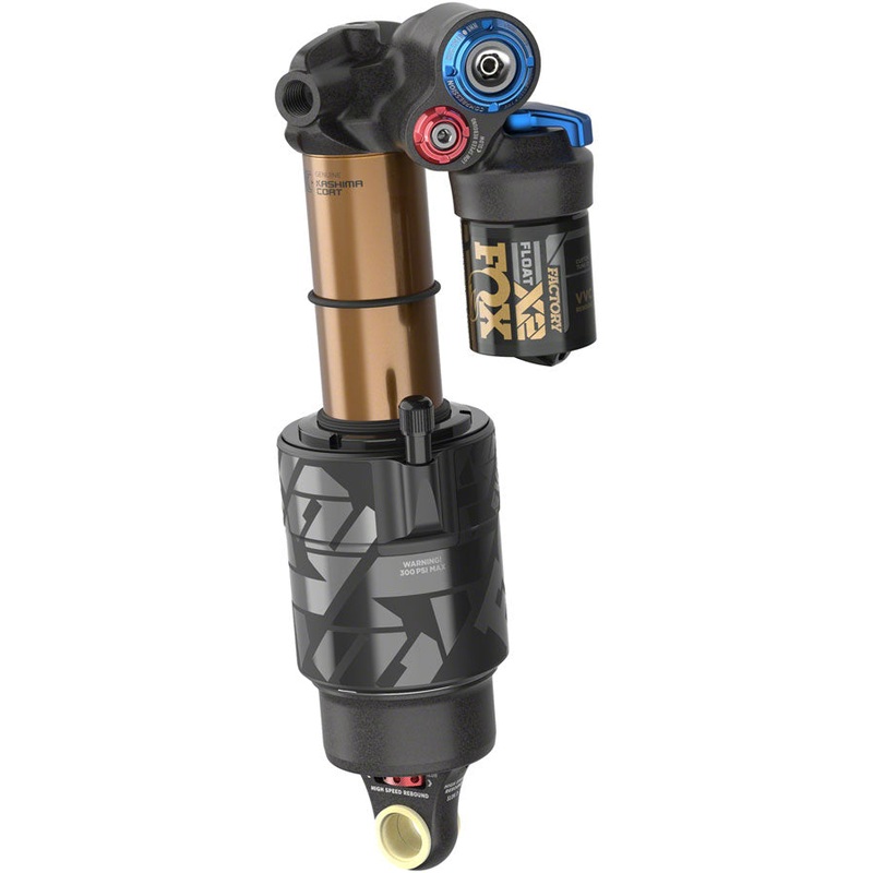 FOX FLOAT X2 Factory Rear Shock – Trunnion Metric 185 x 50 mm 2-Position Lever Kashima Coat