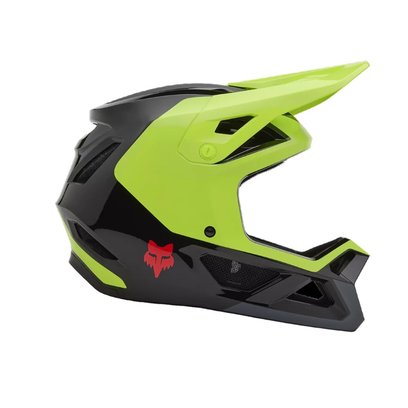 Fox Racing Rampage Full Face Helmet – Barge – Flo Yellow Flo Yellow X-Small