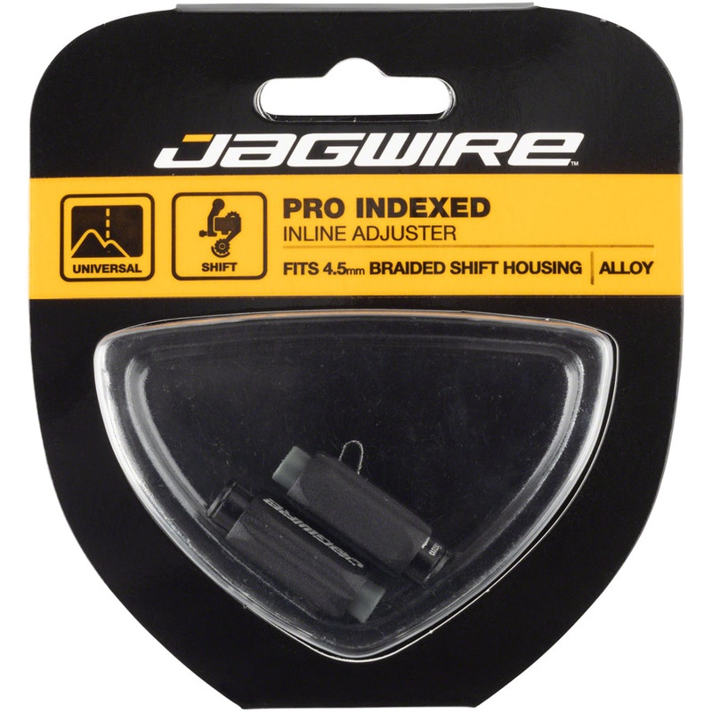 Jagwire Pro 4.5mm Indexed Inline Cable Tension Adjusters Pair Braided Shift Hsng
