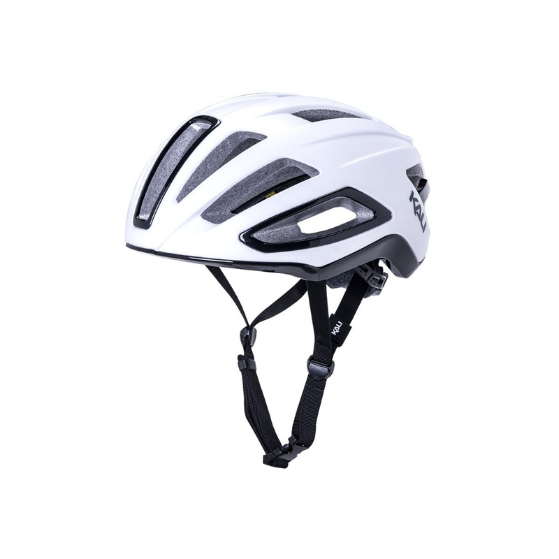 Kali Uno Solid Road Helmet – Matt White-Black Matt White – Black Small/Medium