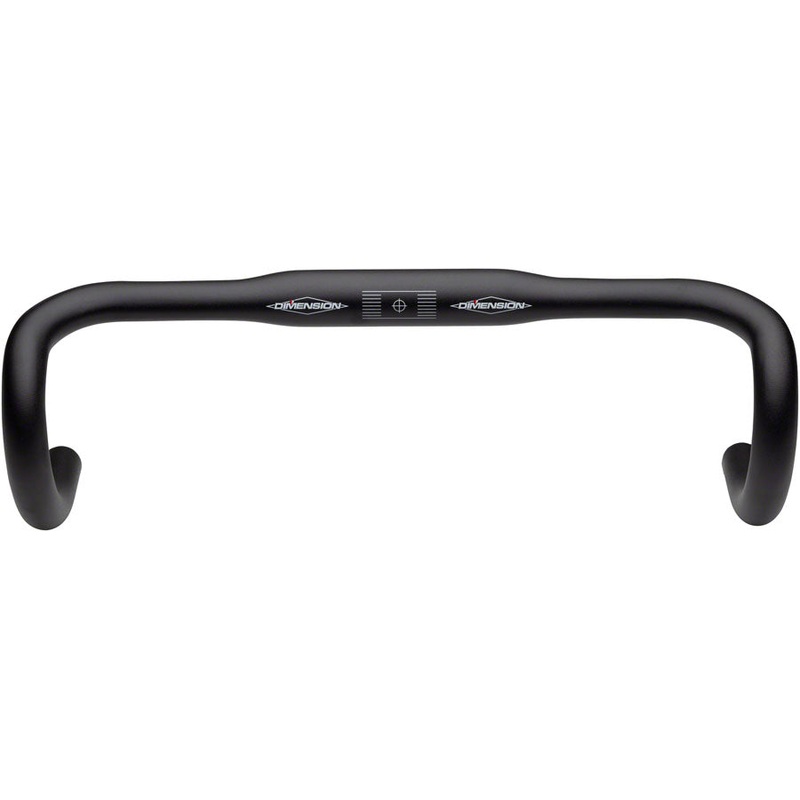 MSW Flat Top Shallow Drop Handlebar – Aluminum 31.8mm 42cmBlack