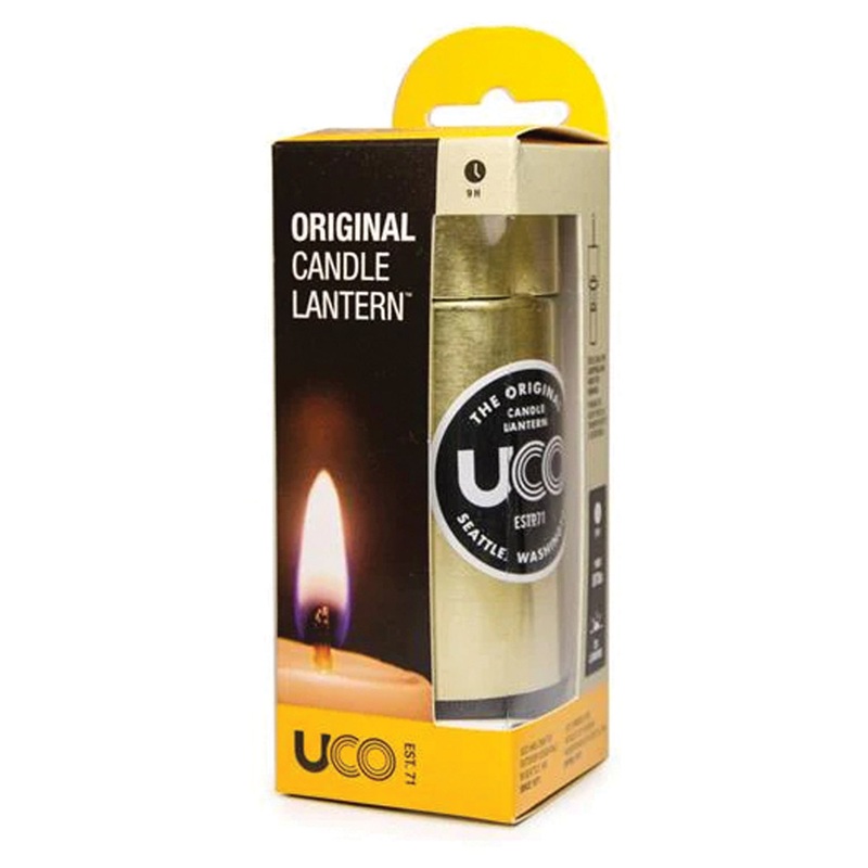 Premium American-Made UCO Candle Lanterns & Replacement Glasses  Durable Brass, Telescoping Design, EZ Slide Feature, Ambient Lighting, Outdoor & Indoor Use LANTERN CANDLE BRASS CLASSIC