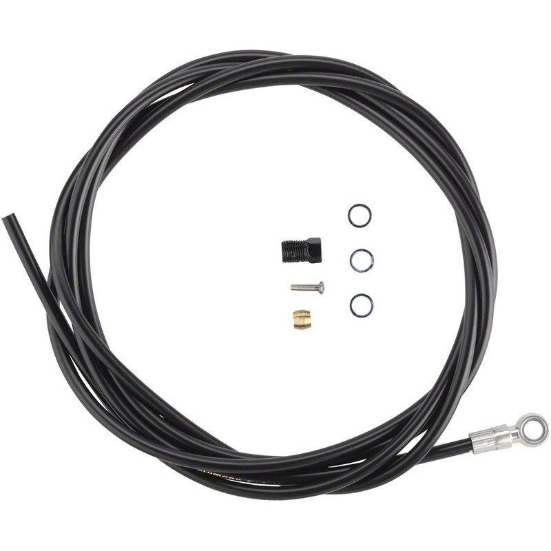 Shimano SM-BH90-SBM High Pressure Disc Brake Hose Kit – Corrosion-Resistant Banjo, 2000mm, Black