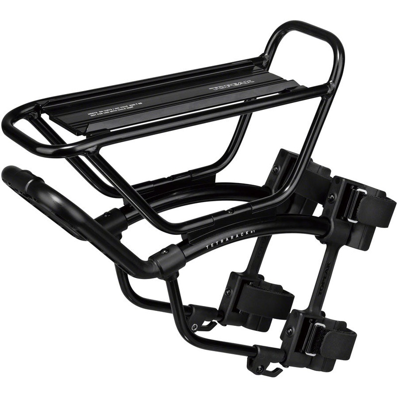 Topeak TetraRack R1 Front Rack Gravel/Road – Fork Blade Strap Mount  QuickTrack Compatible BLK