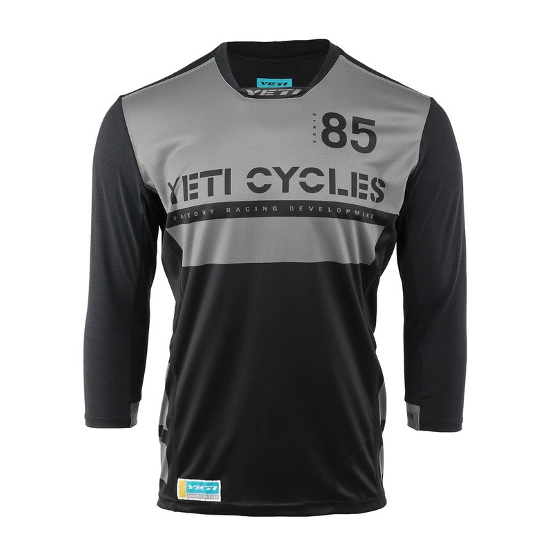 Yeti Enduro Jersey 3/4 Sleeve Black – X-Large