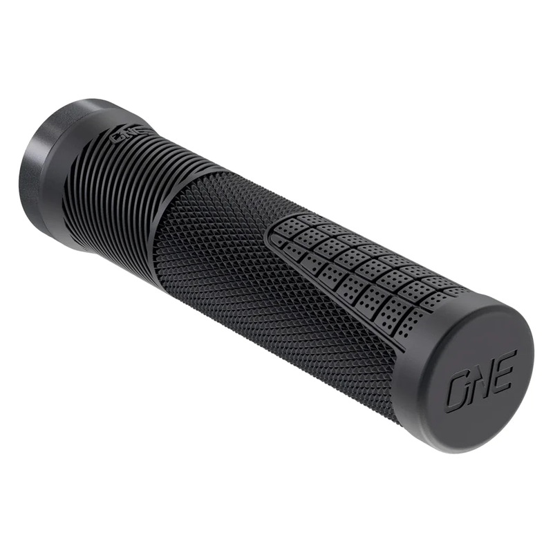 OneUp Thin Lock-On MTB Grips – Black Black