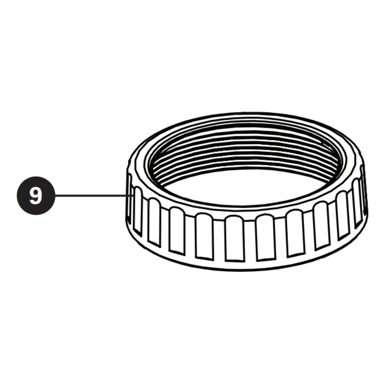 Park Tool 1581 Gauge Ring for INF-2 Inflator Black Each