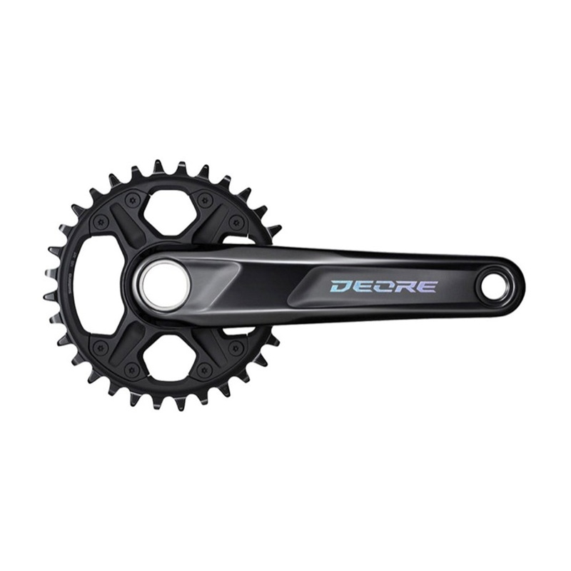 Shimano Deore M6100-1 12 Spd Crankset – Black Black 170mm – 30t 52mm Chainline